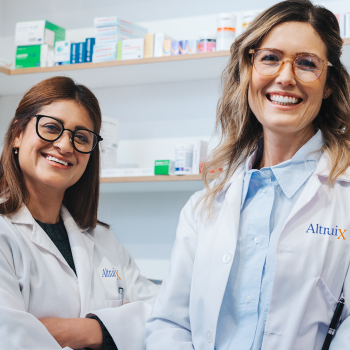 Two female altruix pharmacist